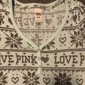 PINK Victoria's Secret Onesie Pajamas